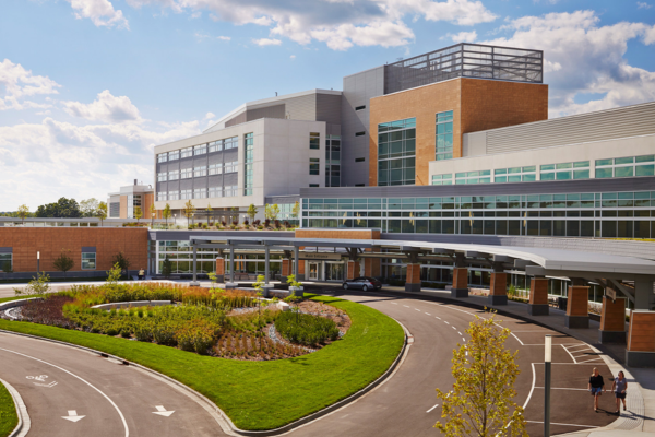 Front exterior of East Madison Hospital.