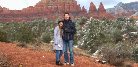 Dr. Pagni and his partner visit an Arizona desert.